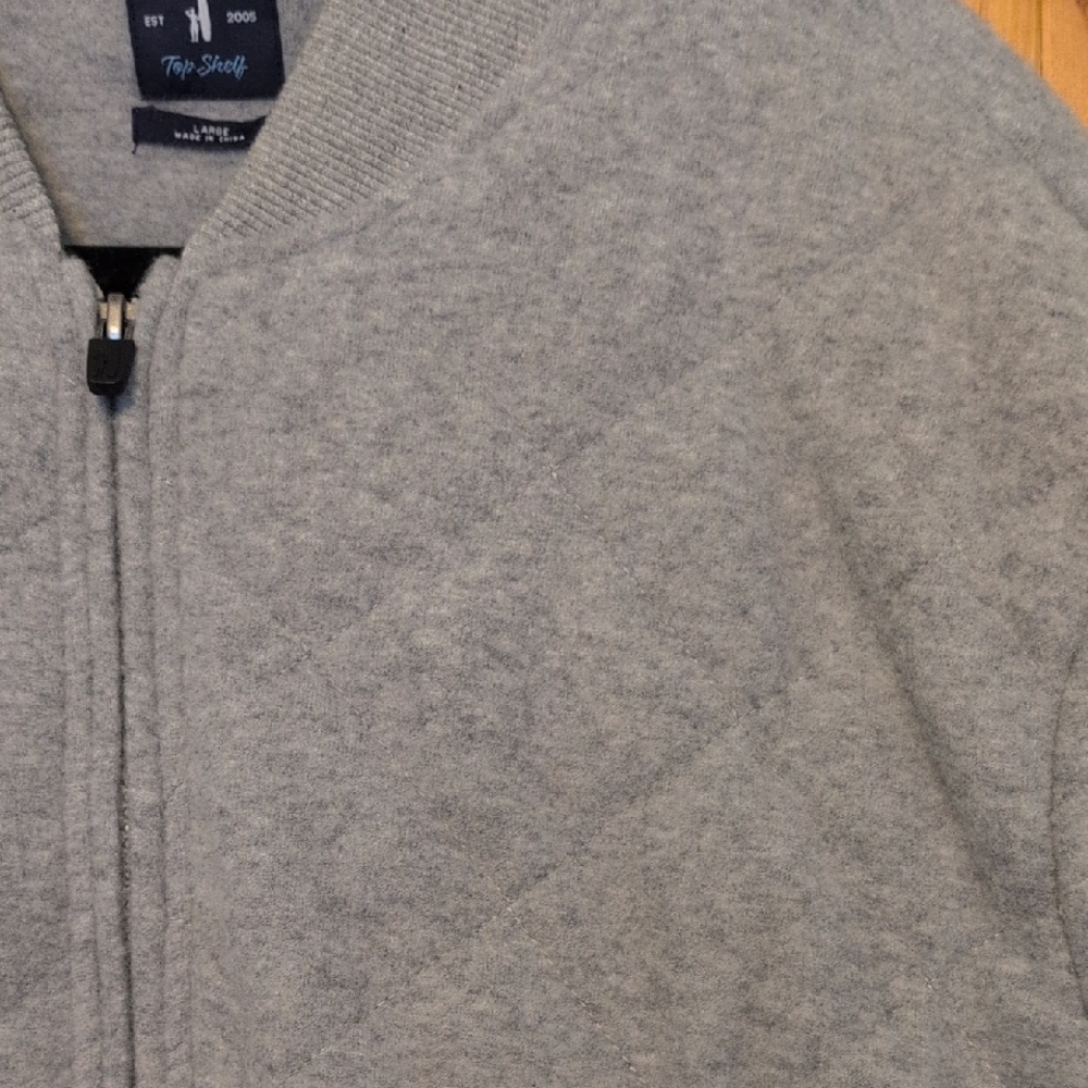 johnnie-O Light Gray Quilted Jacket - Picture 3 of 5